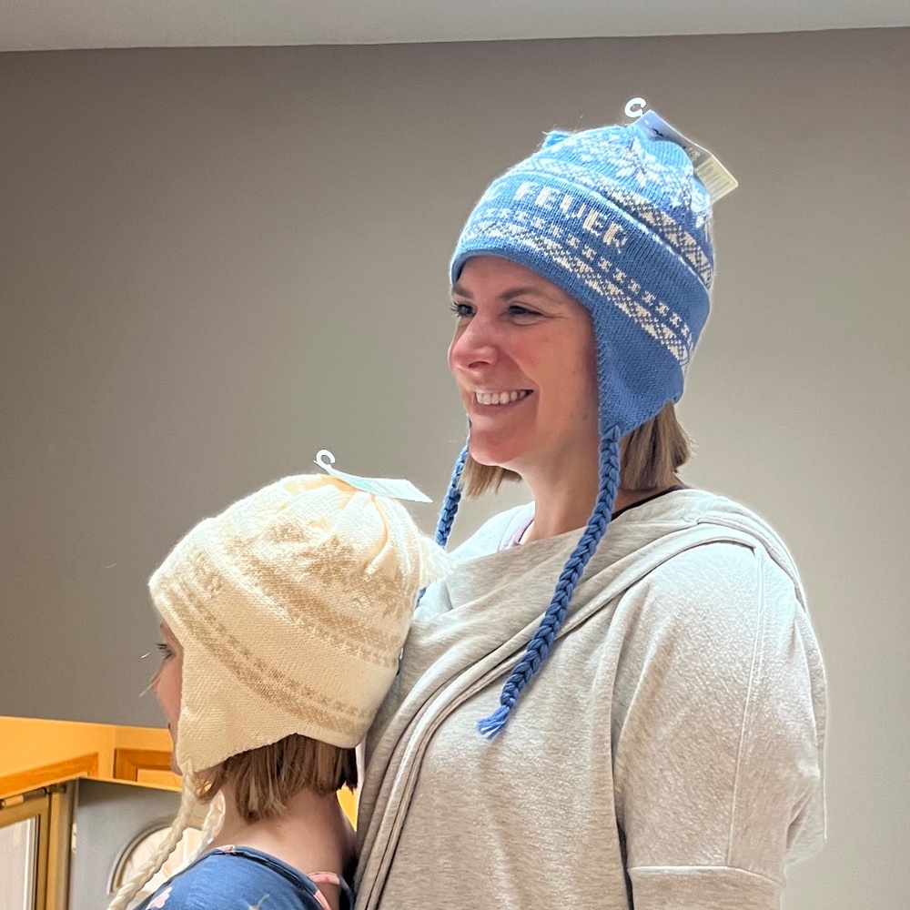 Flap Hats, Peruvian Wool Knit Polar Fleece Lined - Picture 9 of 11